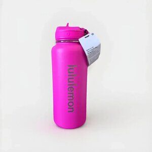 Lululemon 32 Oz Insulated Water Bottle With Straw Lid Pow Pink